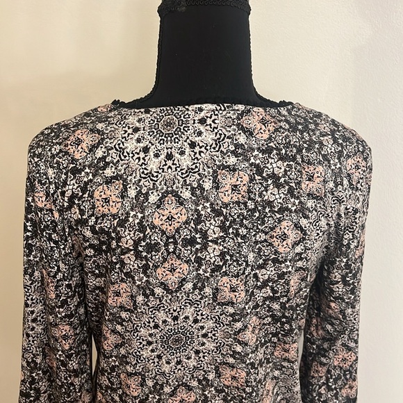 Daniel Rainn Boho Lagenlook V-Neck BabyDoll Blouse, Sz. Small. - Picture 5 of 10